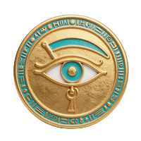 Goldenes Auge des Horus als Play-Button f&uuml;r Casino Spiele kostenlos ohne Anmeldung